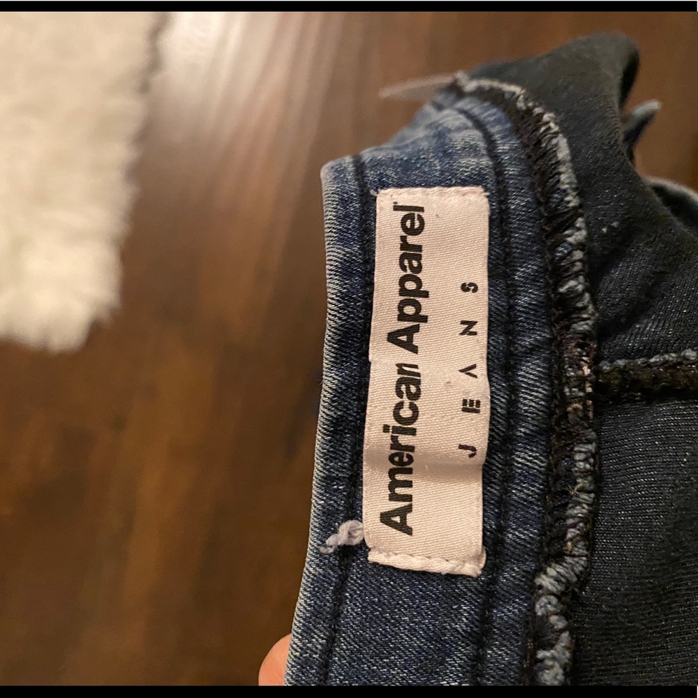 American apparel high waist jeans